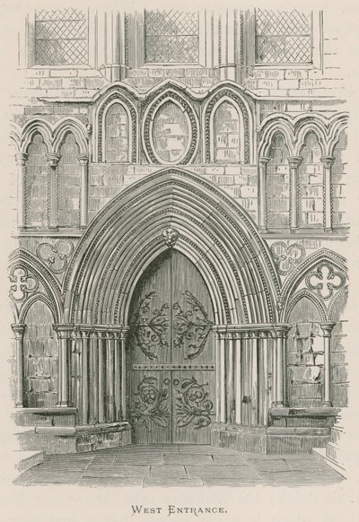 Bolton Priory, Westportal von Alexander Francis Lydon